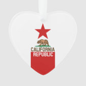 RÉPUBLIQUE DE CALIFORNIE Drapeau rouge Étoile roug (devant)