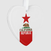 RÉPUBLIQUE DE CALIFORNIE Drapeau rouge Étoile roug (devant)