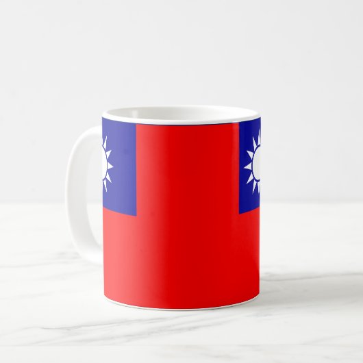 "République de Chine (Taïwan) Drapeau Mug - Fière  (Devant gauche)