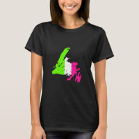 République de T-shirt de dames de Terre-Neuve