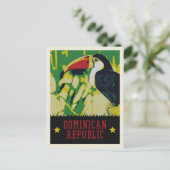 République Dominicaine Carte postale tucan extraor (Debout devant)