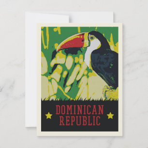 République Dominicaine Carte postale tucan extraor