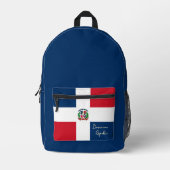 République Dominicaine, sac à dos, Drapeau Dominic (Recto)