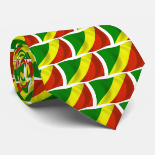 République du Congo Chemise à cravate drapeau