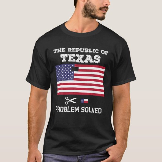 République du Texas TShirt Problem résolu (Devant)