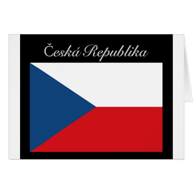 République tchèque vlajka (Devant horizontal)