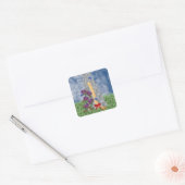 Repunzel Vierkante Sticker (Envelop)