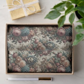 Requiem Rhapsody - Gotische Bloemen Tissuepapier (Geschenk)