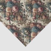 Requiem Rhapsody - Gotische Bloemen Tissuepapier (Detail)