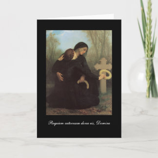 Requiems - carte de sympathie catholique -