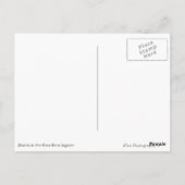 Requin à Bora Bora Carte postale en texte blanc (Dos)