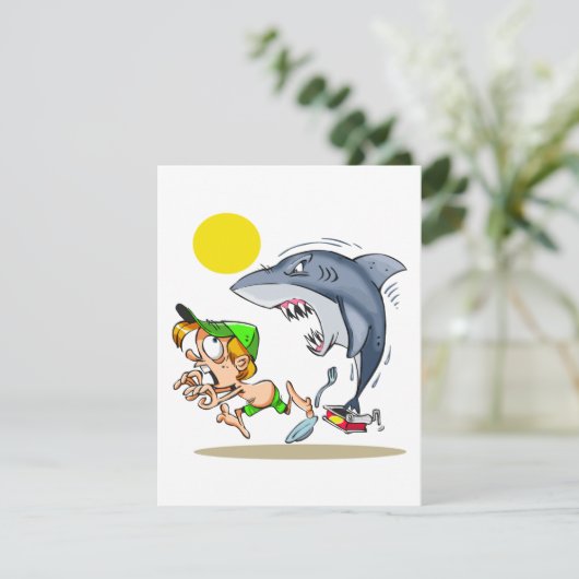 Requin À La Recherche D'Un Garçon Invitations (Debout devant)