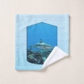Requin à pointe noire, île Yap - Conception photog (Gant de toilette)
