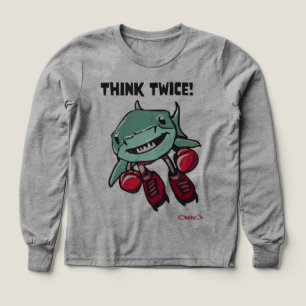 Requin avec gants de boxe T-Shirt à manches longue