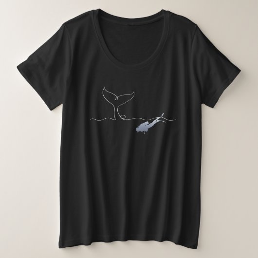 Requin baleine, Plongeur (Design devant)