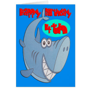 Requin bleu quatrième anniversaire