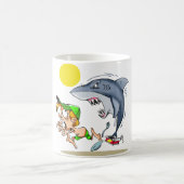 Requin chassant une tasse de garçon (Centre)