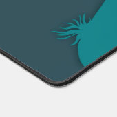 requin cool et tortue Abstrait Art bleu (Coin)