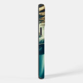 Requin dans la mer bleue profonde & soleil (Côté droit)