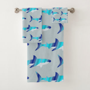 Requin dans les tons bleu