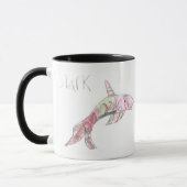 Requin de Sharky - tasse combinée d'art de requin (Gauche)