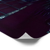 Requin en ville | AI Art Poster (Coin)