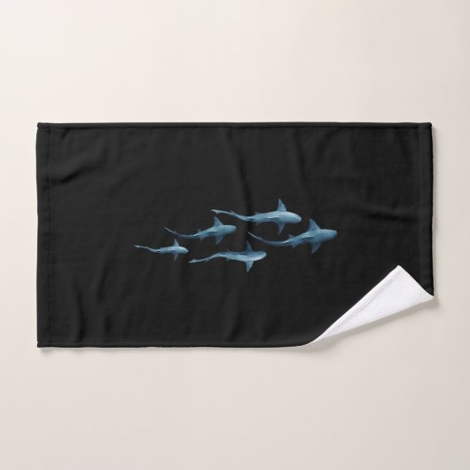 Requin - Nager Des Requins Mignonne Cadeau Amusant (Serviette à main)