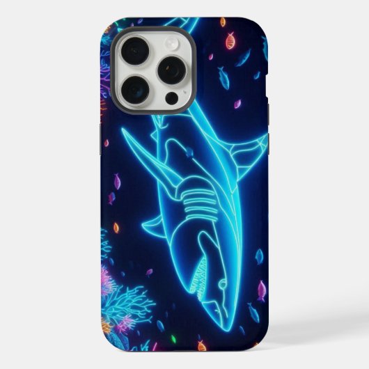 Requin néon coloré (Verso)