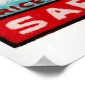 Requin qui Nage - Impression de Boîte d'Allumettes (Coin)