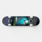 Requin sur skateboard (Horz)