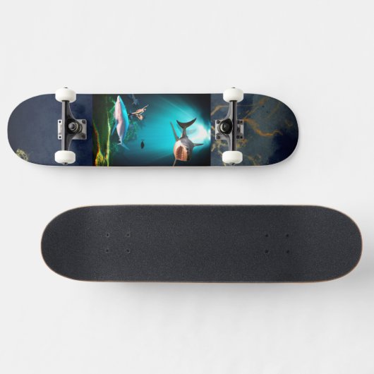 Requin sur skateboard (Horz)