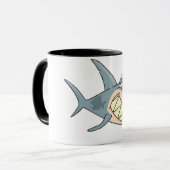 Requin utilisant une tasse de cure-dents (Devant gauche)