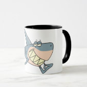 Requin utilisant une tasse de cure-dents (Devant droit)