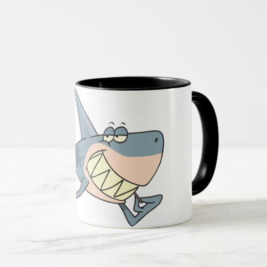Requin utilisant une tasse de cure-dents (Devant droit)