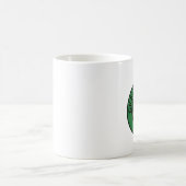 requin vert mug vert foncé contour (Centre)