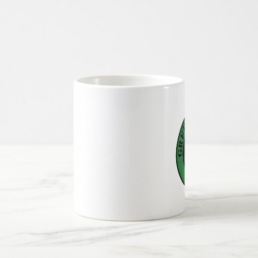 requin vert mug vert foncé contour (Centre)