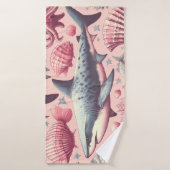 Requin vintage sans joint (Serviette de bain)
