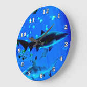 Requins à pointe noire grande horloge (Angle)