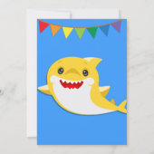 Requins Océan Bleu Anniversaire Merci (Dos)