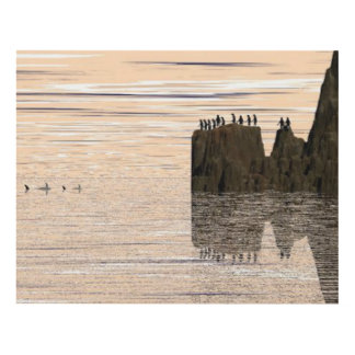 Requins Penguins Temps Danger