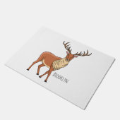 Rerendierillustratie cartoon deurmat (Schuin)