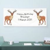 Rerendierillustratie cartoon spandoek (Beurs)