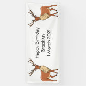 Rerendierillustratie cartoon spandoek (Verticaal)