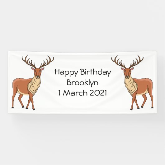 Rerendierillustratie cartoon spandoek (Horizontaal)