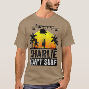 Rertro  Charlie Dont Surf T-shirt