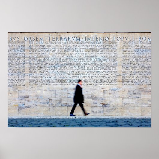 Res Gestae Divi Augusti Poster (Voorkant)