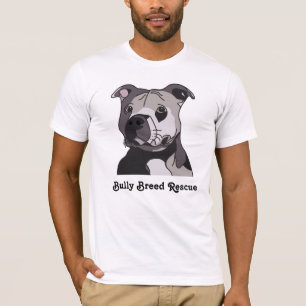 Rescue American Bulldog Pit Bull Terrier Portret T-shirt