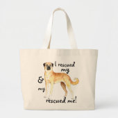 Rescue Anatolian Shepherd Grote Tote Bag (Voorkant)