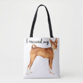 Rescue Basenji Tote Bag (Voorkant)