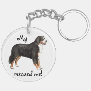 Rescue Bernese Mountain Dog Sleutelhanger